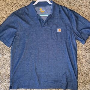Carhartt Men's LOOSE FIT MIDWEIGHT SHORT-SLEEVE POCKET POLO